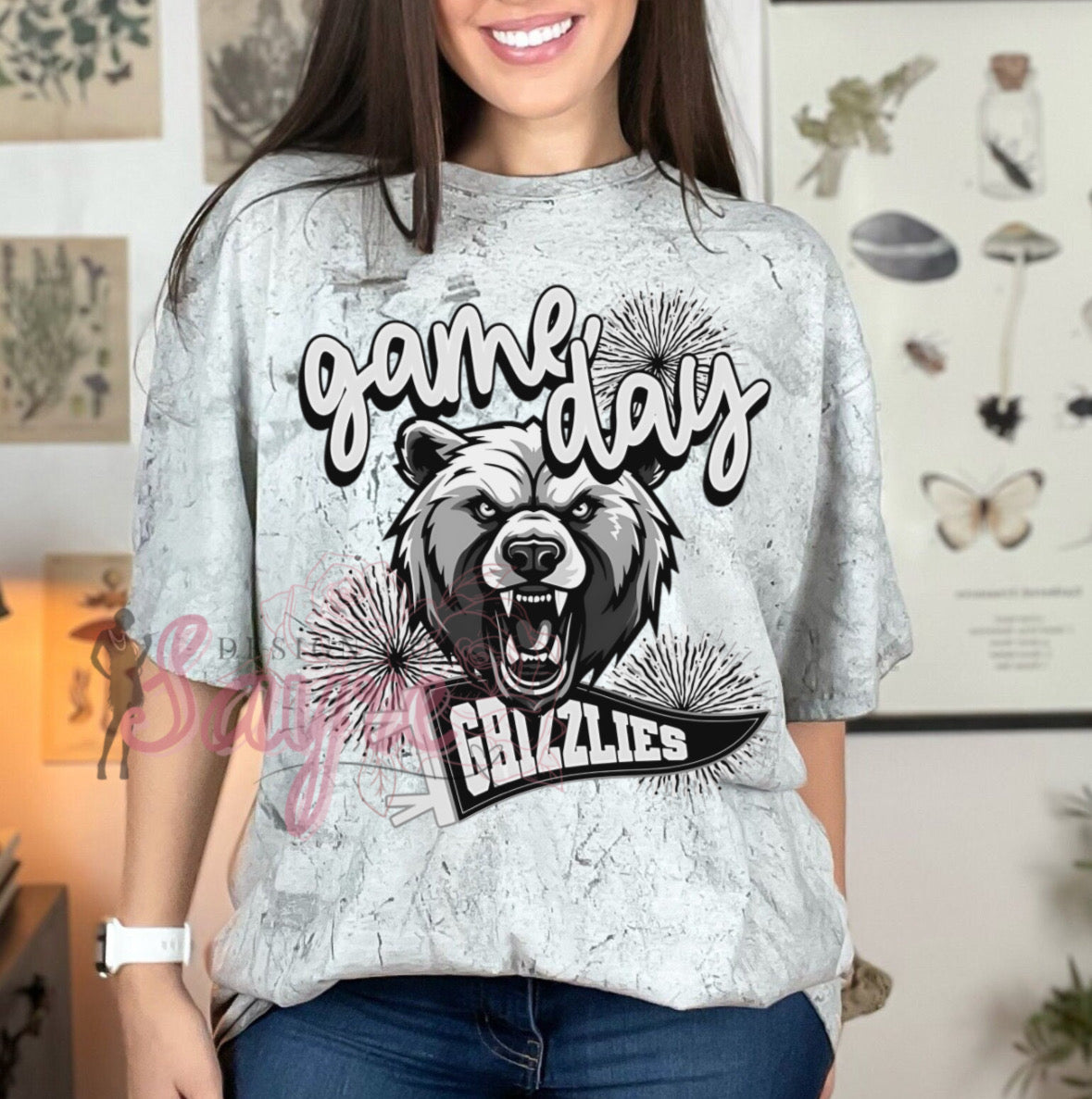Colorblast Gans Grizzlies Game Day Tee