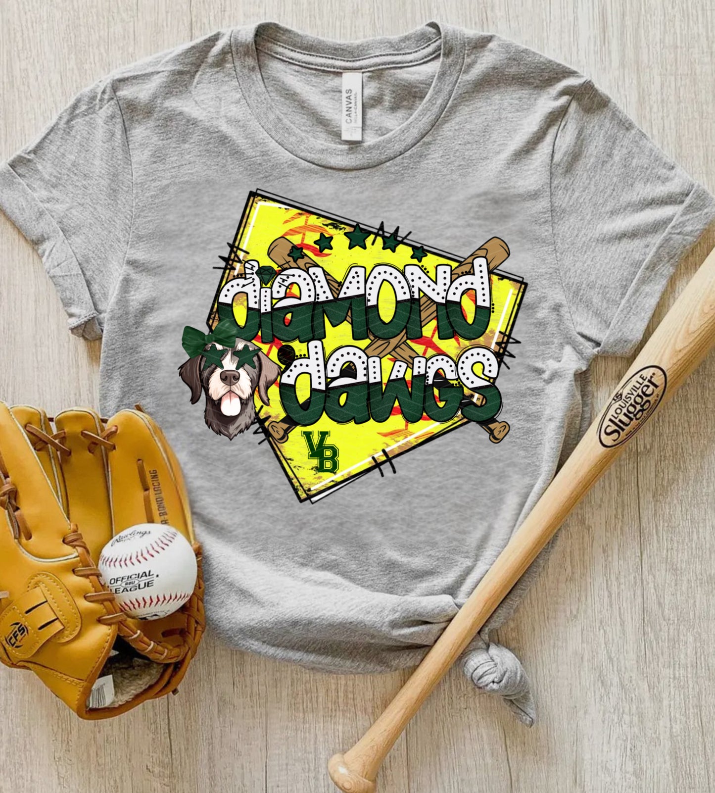 Diamond Dawgs Softball Van Buren T-Shirt