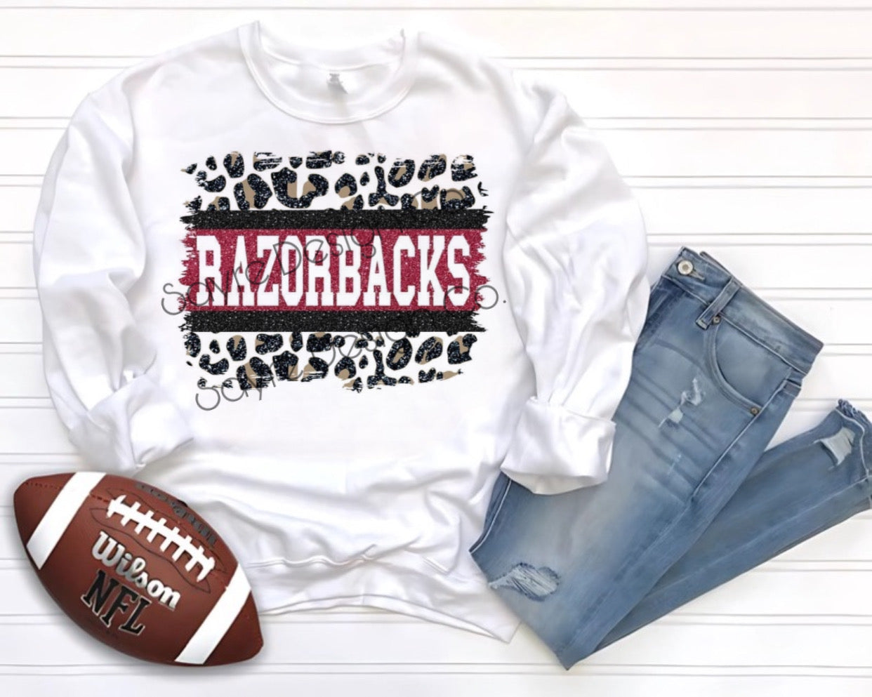 Razorbacks Leopard-Adult Sayre Design Co.