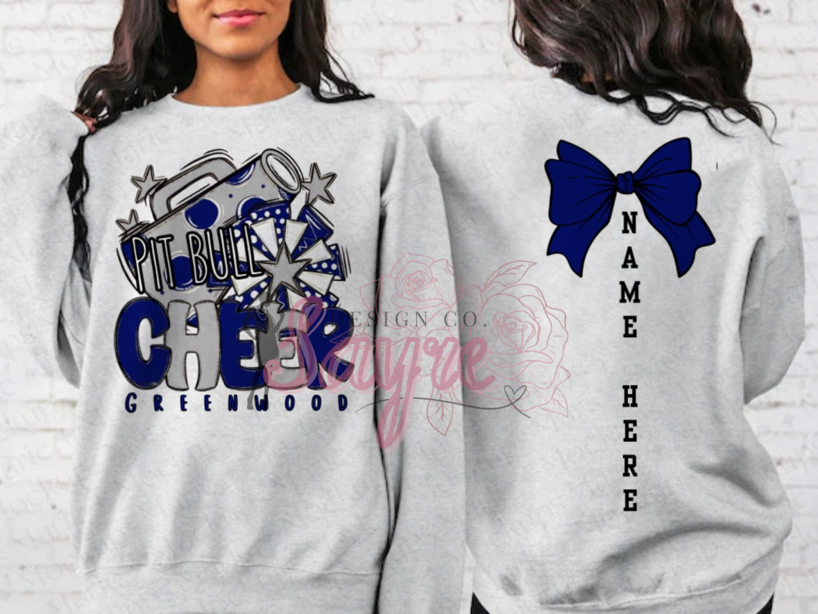 Customizable Team/Name Cheer Crewneck