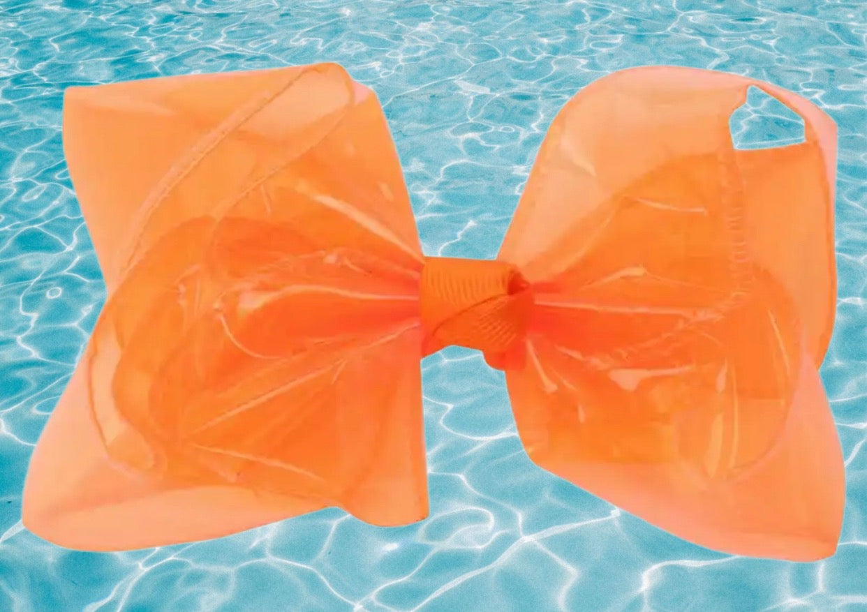 4” Orange Swim Bow Sayre Design Co.