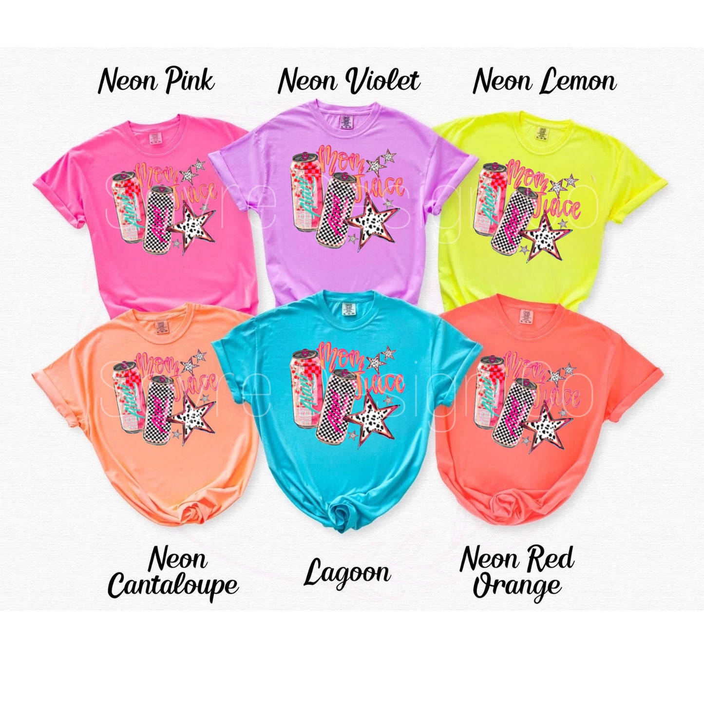 Neon Alani Mom Juice Tee *Multiple Colors!*