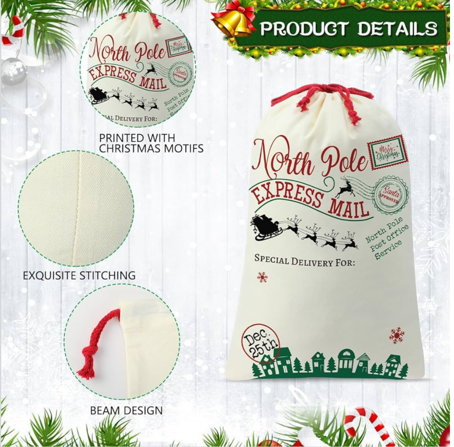 Custom Santa Sacks
