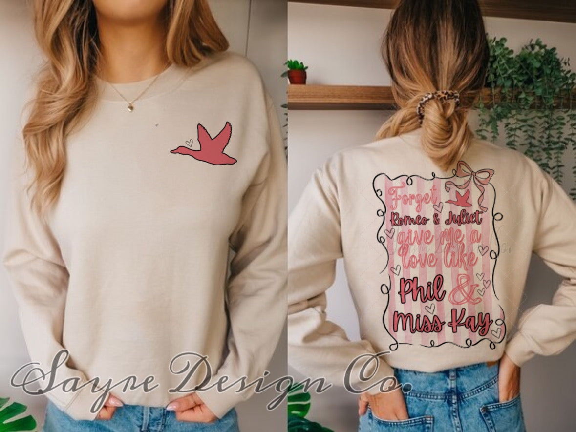 Love Like Phil & Miss Kay Tee/Crewneck Sweatshirt-Adult