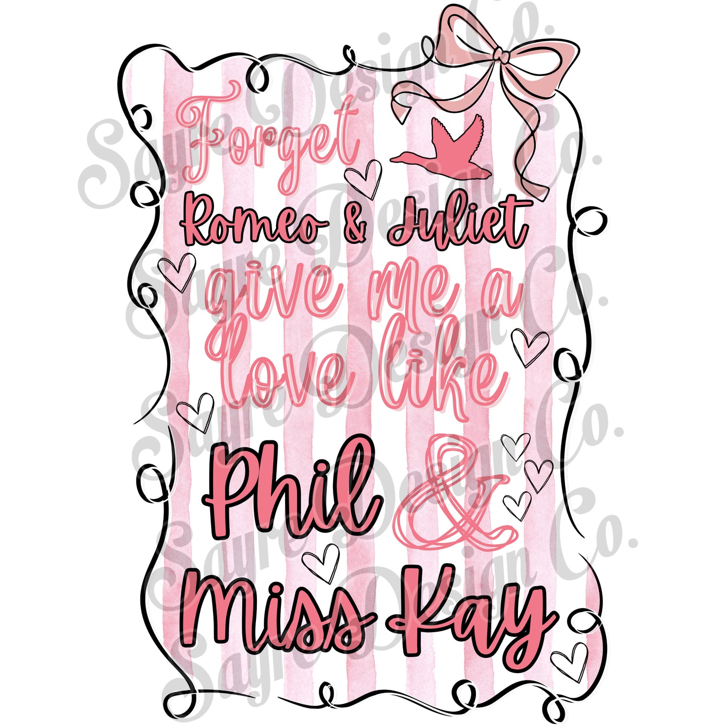 Love Like Phil & Miss Kay Tee/Crewneck Sweatshirt-Adult