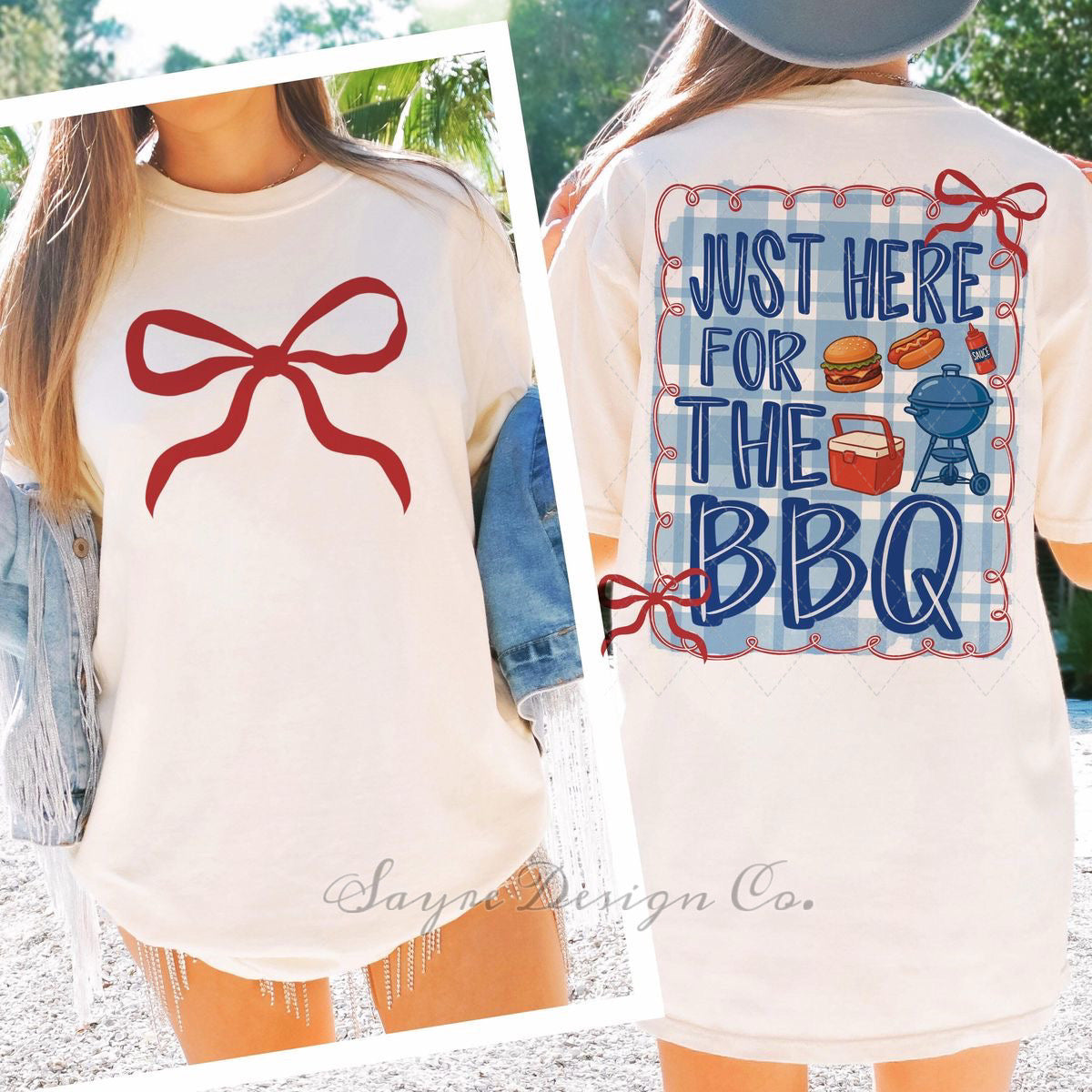 I’m Just Here for the BBQ Tee-Adult
