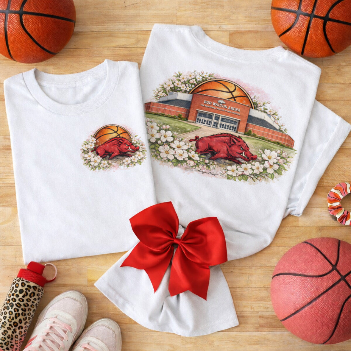 Apple Blossom Arkansas Razorback Basketball Shirt/Sweatshirt