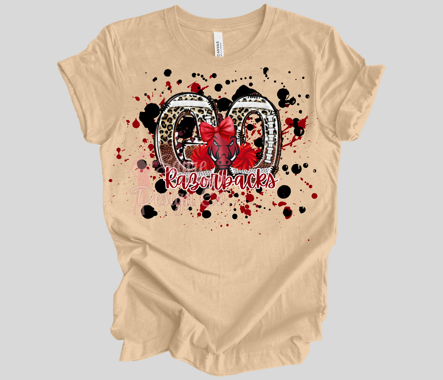 Go Razorbacks Splatter Sayre Design Co.