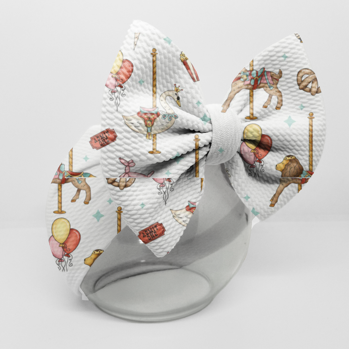 Show Animals Head Wrap Bow Sayre Design Co.