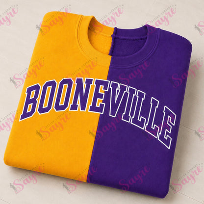 Spirit Split Color Crewneck-ADULT