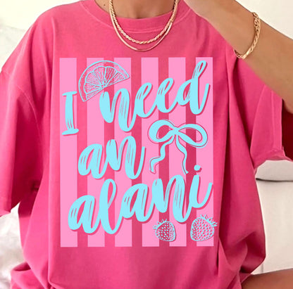 I need an Alani Striped Coquette Tee/Sweatshirt