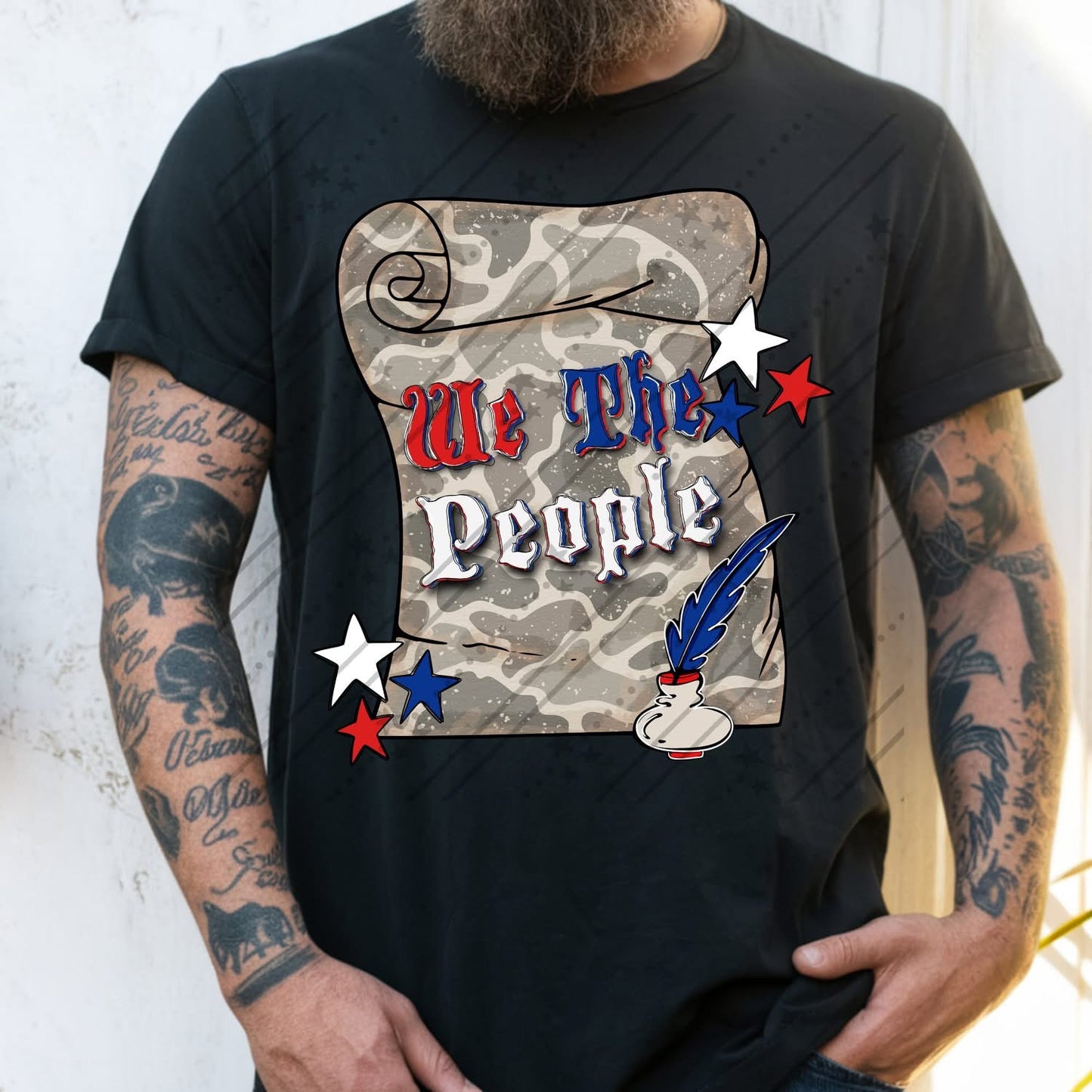 Camo We the People Shirt/Tank