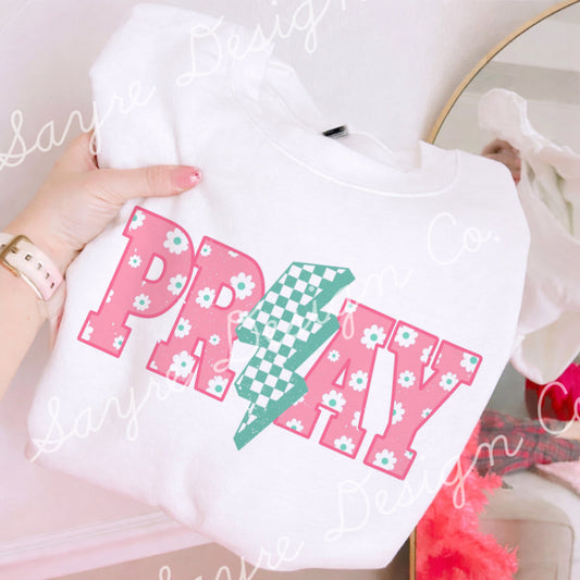 Spring Flowers Pray Shirt/Sweatshirt