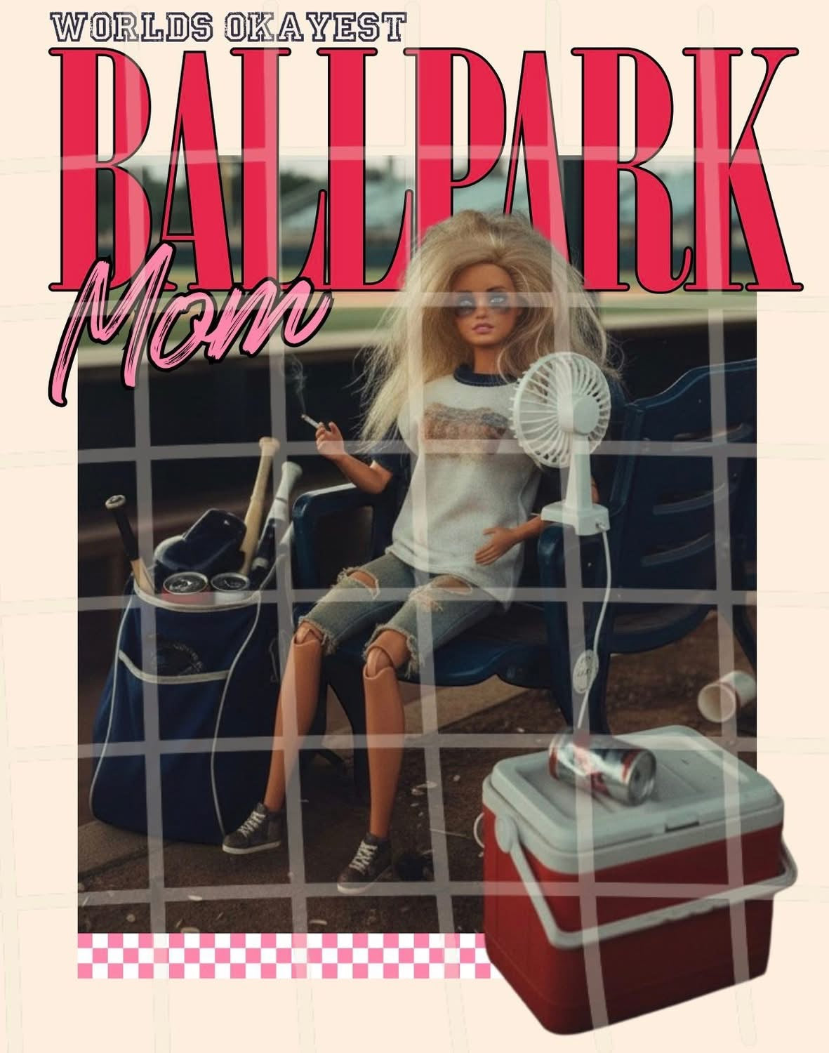 Doll World’s Okayest Ballpark Mom Shirt/Long Sleeve/Crewneck/Hoodie