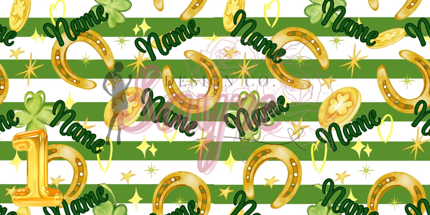 St. Patrick’s Day Custom Name Bows Bullet Fabric Flash Sale Bows *Multiple prints!*