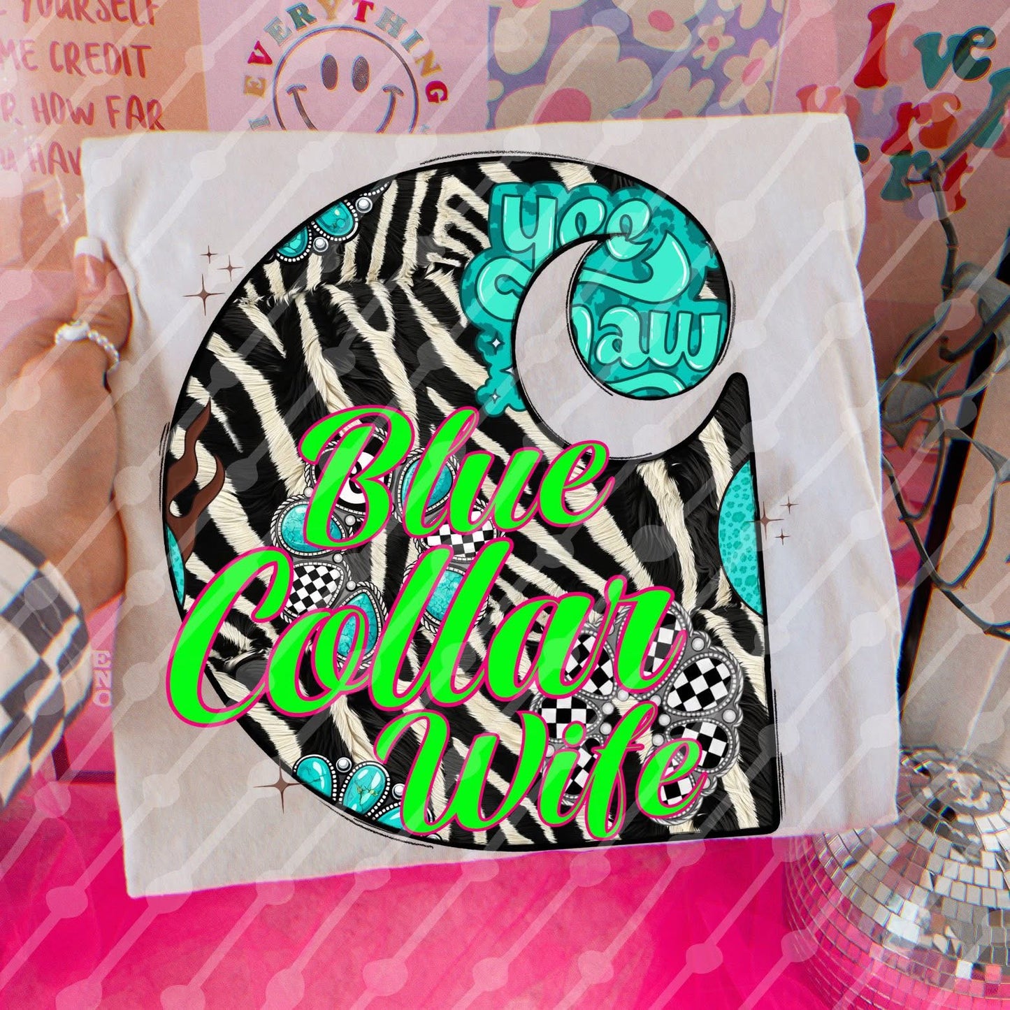 Blue Collar Wife CH Shirt/Long Sleeve/Crewneck/Hoodie