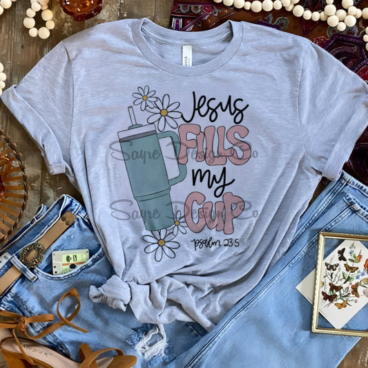 Jesus Fills My Cup-Adult Sayre Design Co.