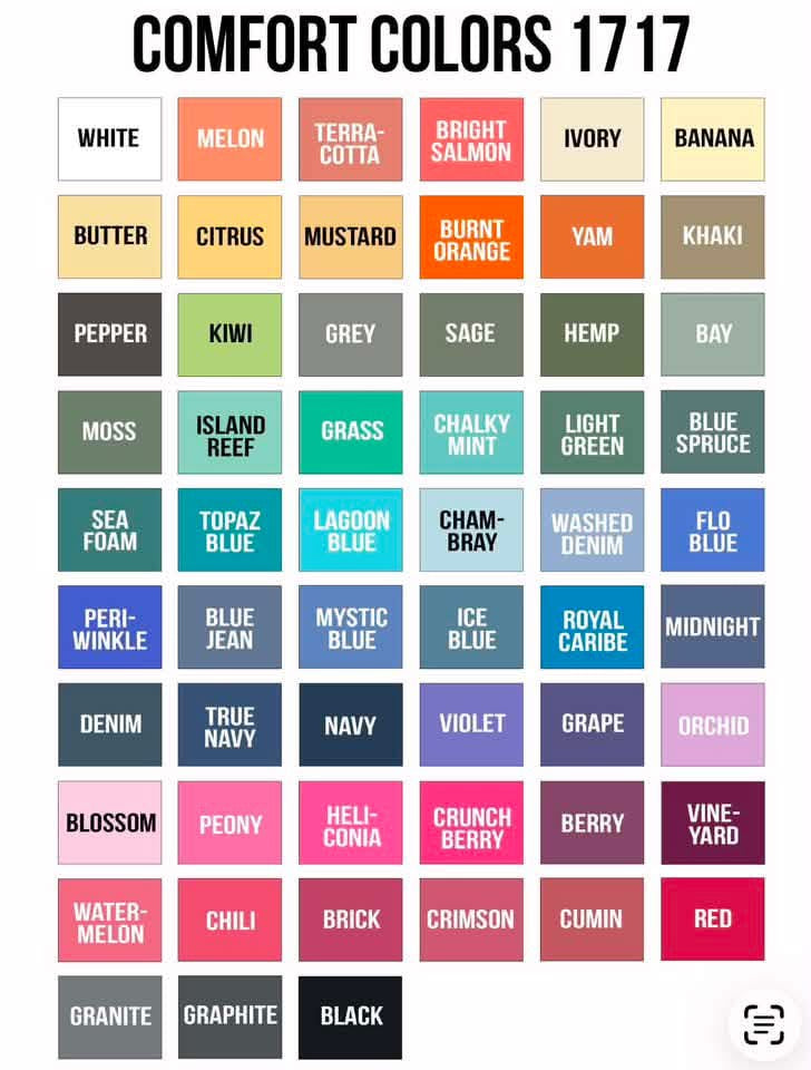 BLANK Split Color Tee Colors- ADULT