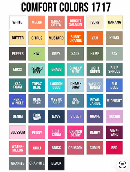 BLANK Split Color Tee Colors- ADULT