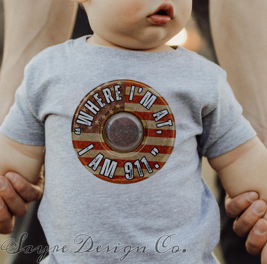 I am 911 Robertson Tee- 2t-Youth