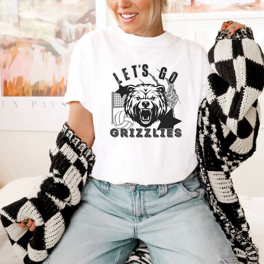 Lets Go Grizzlies Volleyball Shirt/Sweatshirt