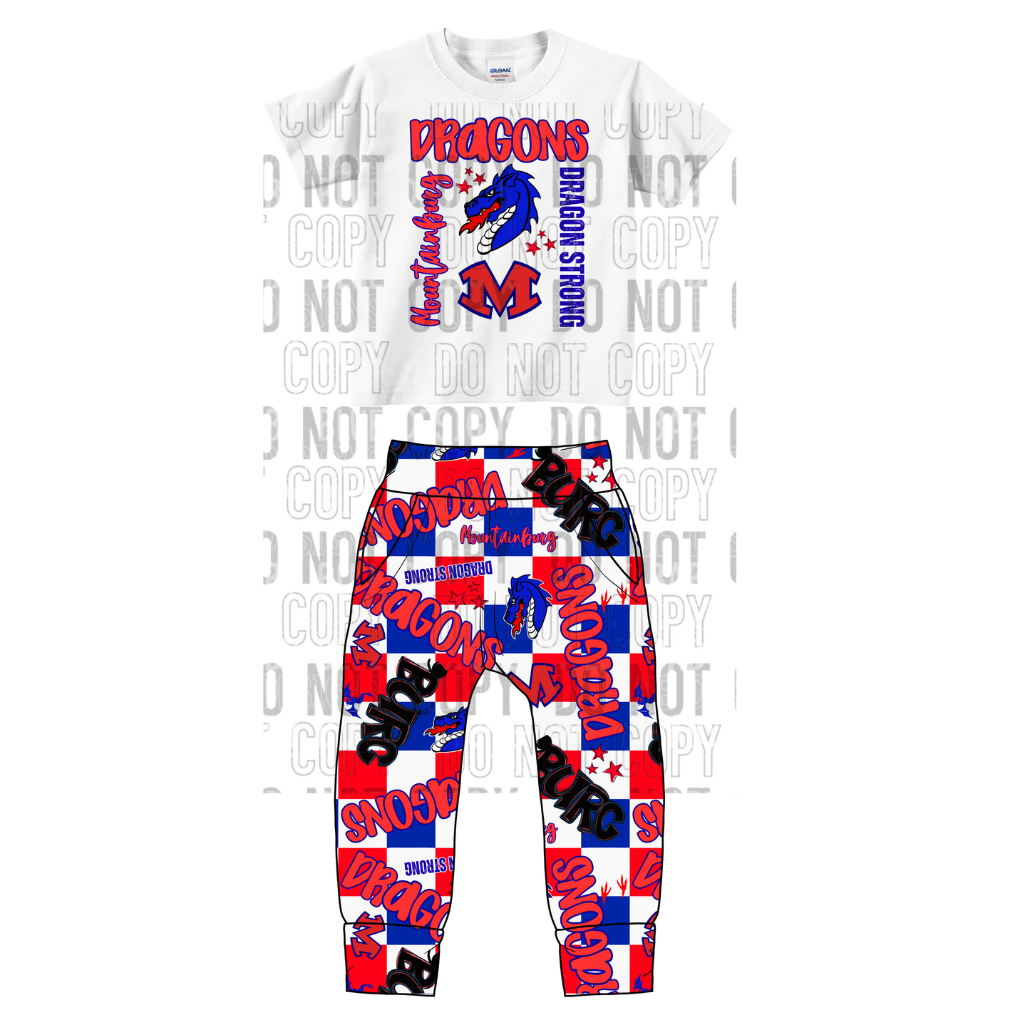 Mountainburg Dragons Jogger Set 0/3M-14/16