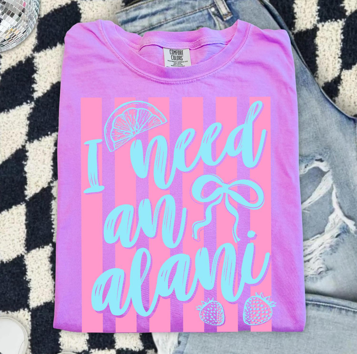 I need an Alani Striped Coquette Tee/Sweatshirt