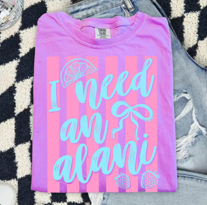 I need an Alani Striped Coquette Tee/Sweatshirt