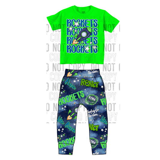 Van Buren Rena Rockets Jogger Set 0/3M-14/16