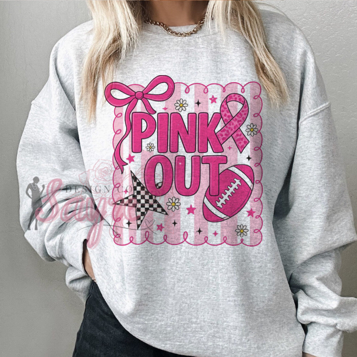 Coquette Pink Out Breast Cancer Awareness Shirt/Sweatshirt