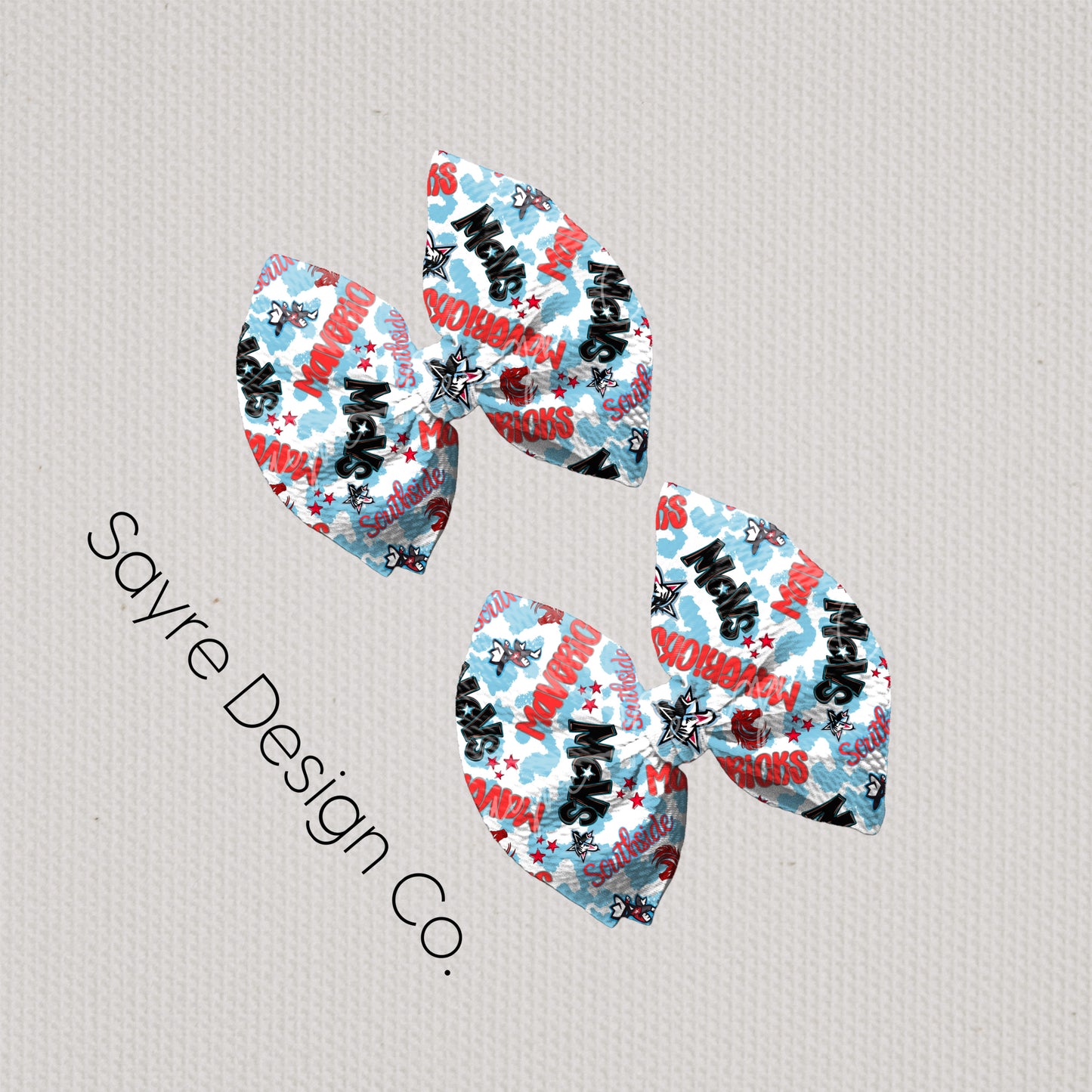 Fort Smith Southside Mavericks White Bows