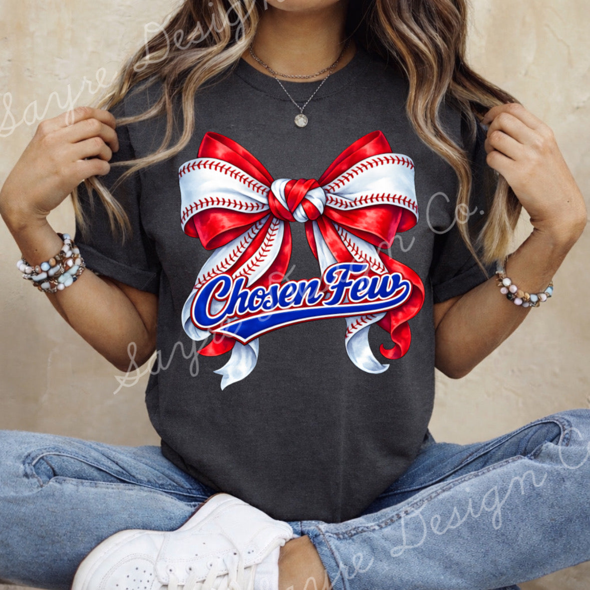 CF Twist Baseball Bow Shirt/Long Sleeve/Crewneck/Hoodie