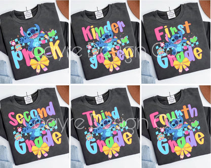 Stitch Neon Grade Tee Toddler/Youth