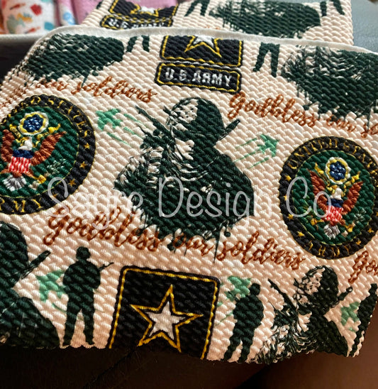 Army Seal- Bullet Fabric *limited quantity*