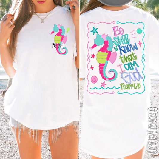 Be Still Seahorse Tee/Tank