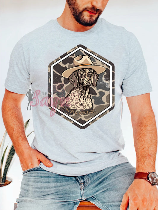Camo Block Western Pointers Shirt/Long Sleeve/Crewneck/Hoodie