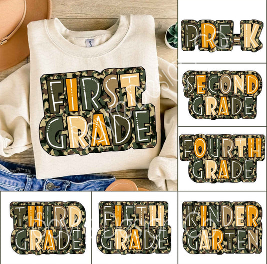 Camo Grade Tee Toddler/Youth