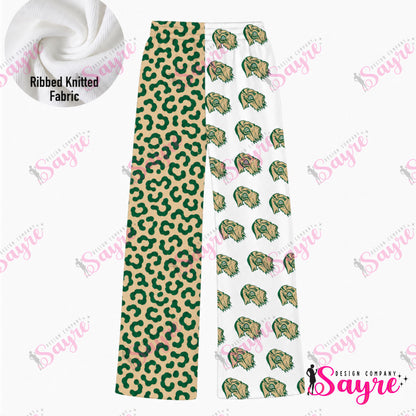 YOUTH Custom Any Print Knitted Ribbed Wide Leg Pants