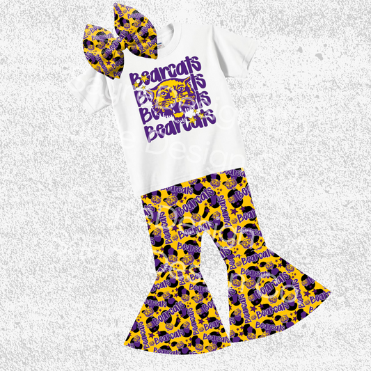 Booneville Bearcats 3 Piece Set 0/3M-14/16