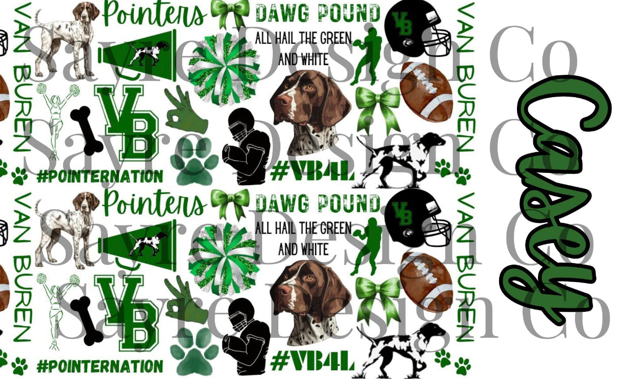 Van Buren Pointers Name Bow Sayre Design Co.