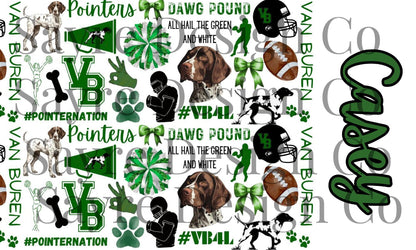 Van Buren Pointers Name Bow Sayre Design Co.