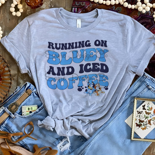 Bluey & Iced Coffee-Adult Sayre Design Co.