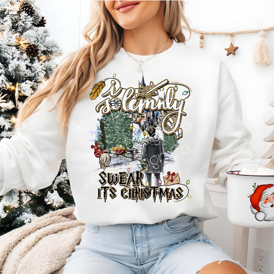 I Solemnly Swear it’s Christmas Shirt/Long Sleeve/Crewneck/Hoodie