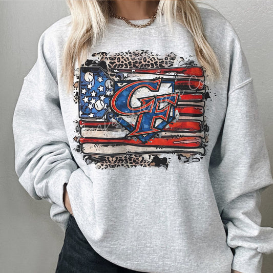 CF Leopard Flag Shirt/Sweatshirt