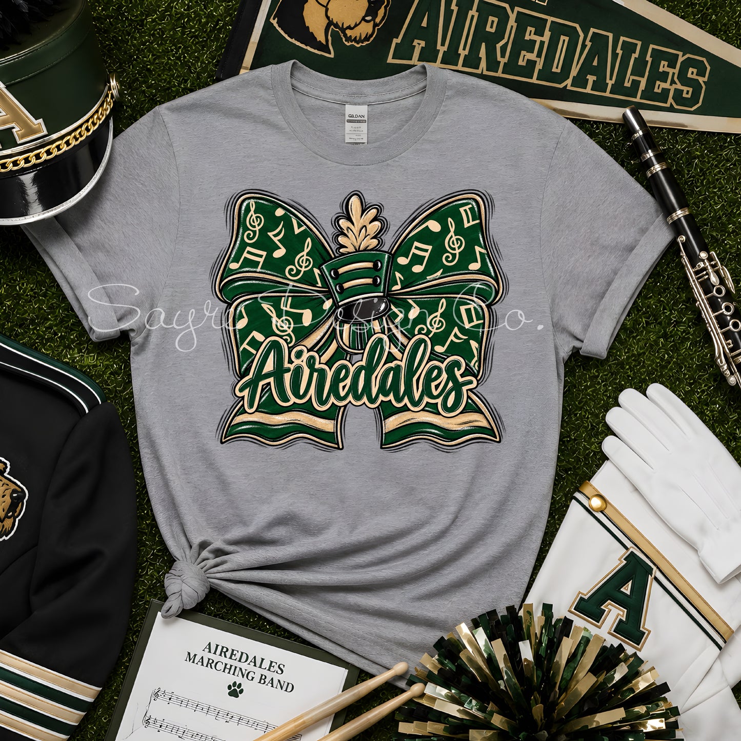 Customizable Marching Band Bow Shirt/Crewneck