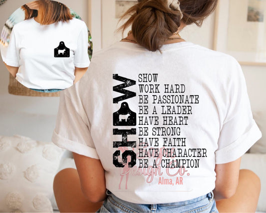 Show Values- Toddler/Youth Size *Customizable* Sayre Design Co.