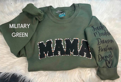 Puff Cow/Leopard Custom Title Long Sleeve/Crewneck- Closes 8/12!
