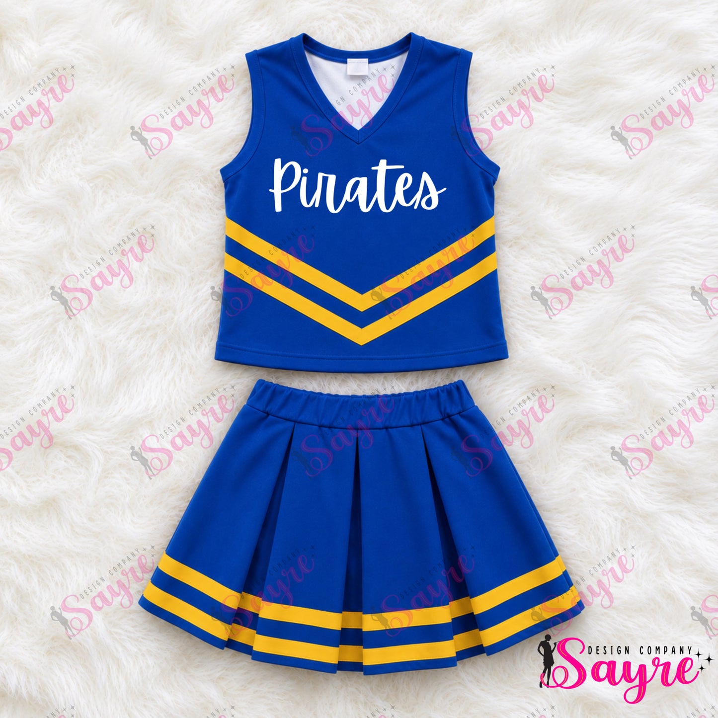 Customizable Striped Cheer Uniforms-Closes 6/28!