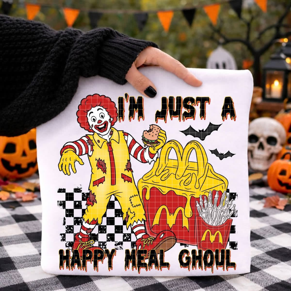 Just a Happy Meal Ghoul Shirt/Long Sleeve/Crewneck