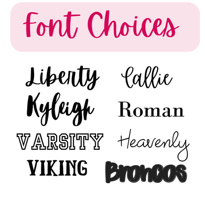 Cheer Uniform Skirt Name Add-on!